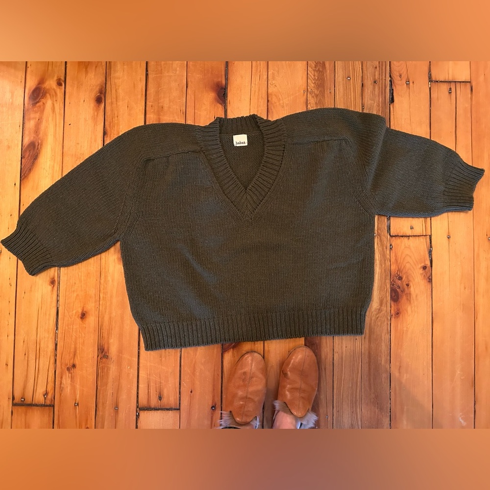 DO NOT PURCHASE, for trade only! Babaa no. 75 Algae sweater